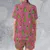 Satin Short-Sleeve Pajamas Set - 9QY9NGU2 - 2