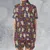 Satin Short-Sleeve Pajamas Set - W25UBT4Q - 2