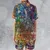 Satin Short-Sleeve Pajamas Set - SRFSALKQ - 2