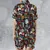 Satin Short-Sleeve Pajamas Set - LV8X9FA6 - 2