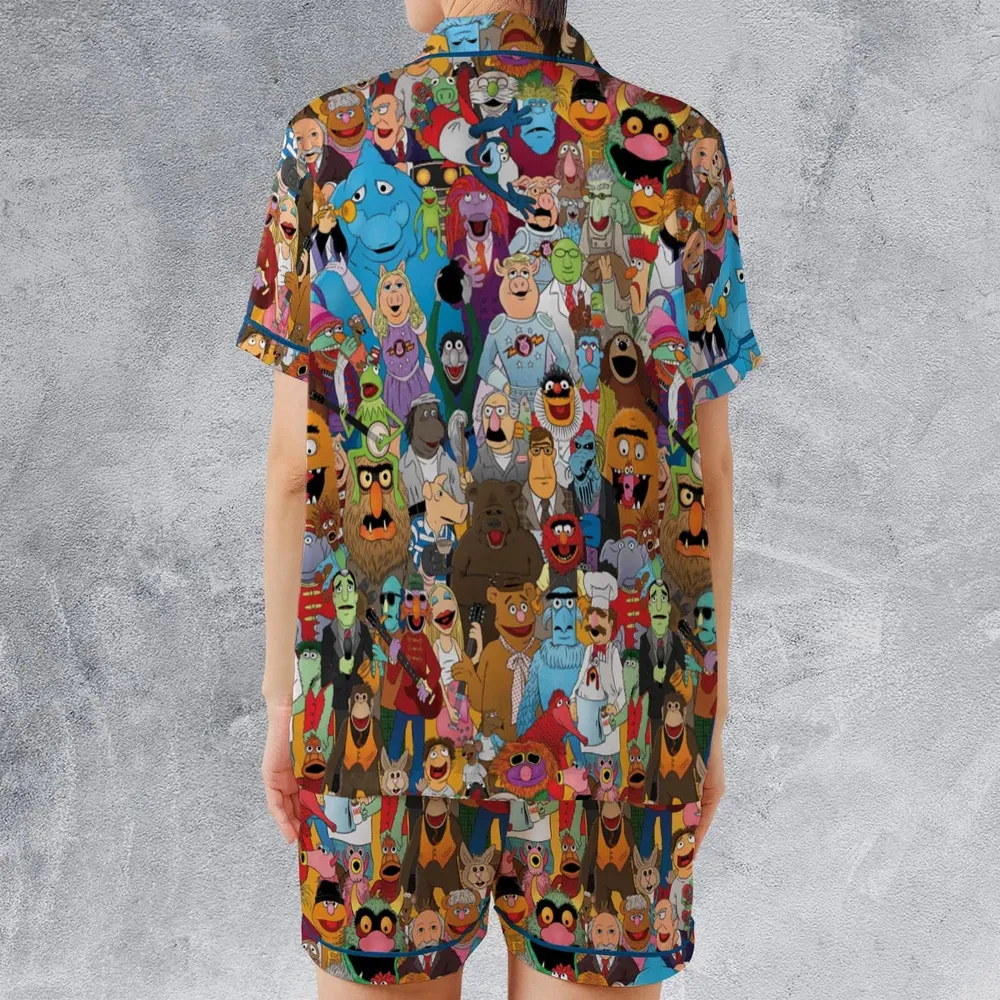 The Great Muppet Jubilee The Muppet Satin Short-Sleeve Pajamas Set - 2