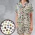 Satin Short-Sleeve Pajamas Set - 3HA7L596 - 1