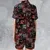 Satin Short-Sleeve Pajamas Set - 3RGEZP7T - 2