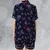 Satin Short-Sleeve Pajamas Set - NKASG5G5 - 2