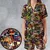 Satin Short-Sleeve Pajamas Set - Z544TVX6 - 1