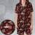 Satin Short-Sleeve Pajamas Set - N6DVJDC5 - 1