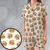 Satin Short-Sleeve Pajamas Set - U7P3B24P - 1