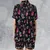 Satin Short-Sleeve Pajamas Set - 6JF2ZKXN - 2