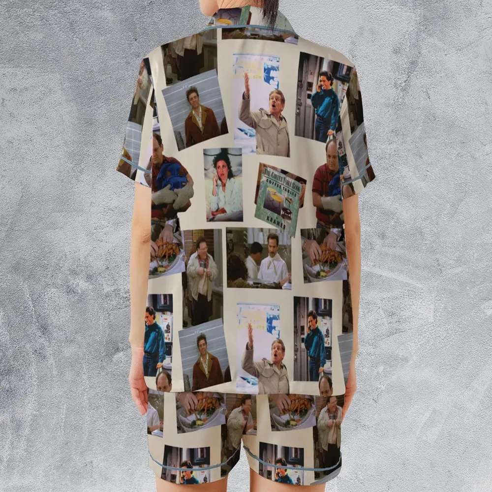 Seinfeld Famous Scenes Satin Short-Sleeve Pajamas Set - 2