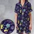Satin Short-Sleeve Pajamas Set - C6F53GZW - 1