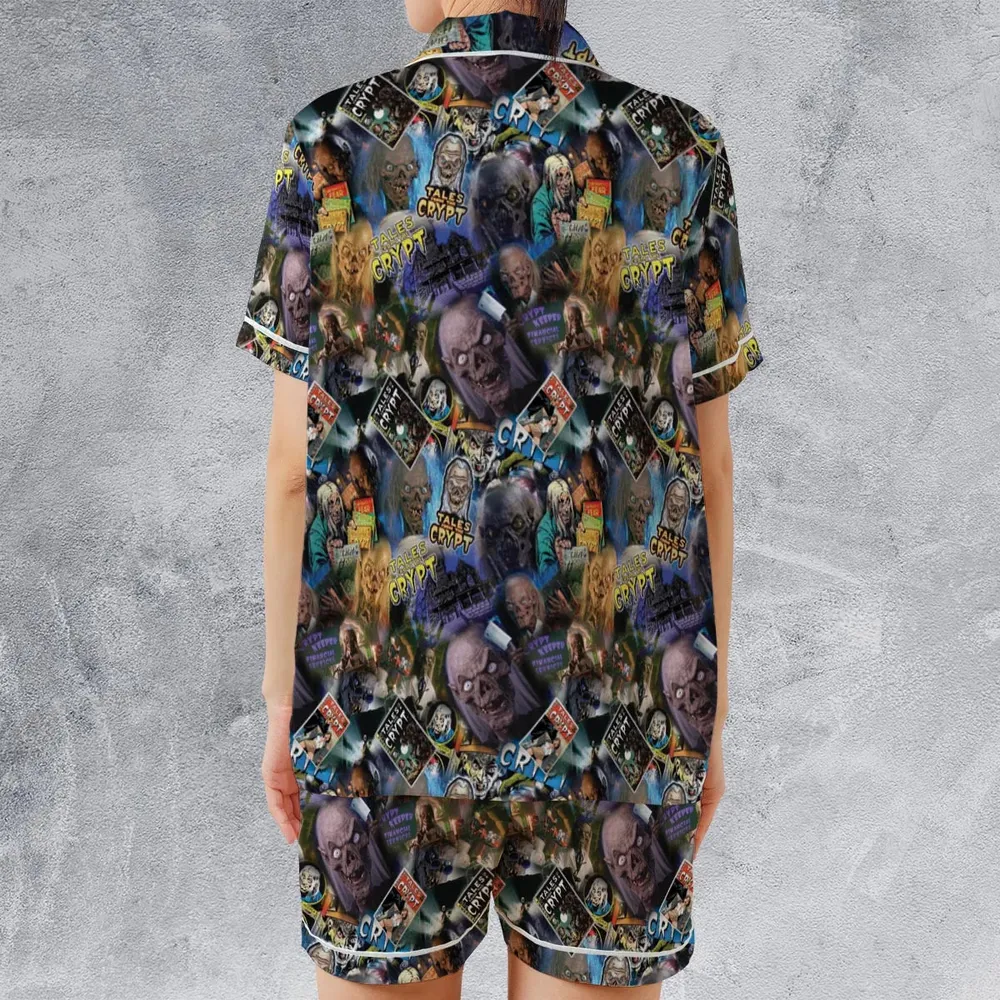 Tales from the Crypt Satin Short-Sleeve Pajamas Set - 2