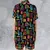 Satin Short-Sleeve Pajamas Set - RCV3EUYA - 2