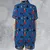 Satin Short-Sleeve Pajamas Set - LEZ3J5GM - 2