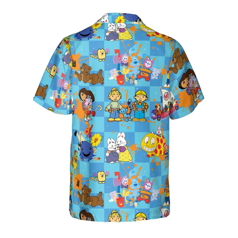 90s cartoon Nostalgic Hawaiian Shirt - 3