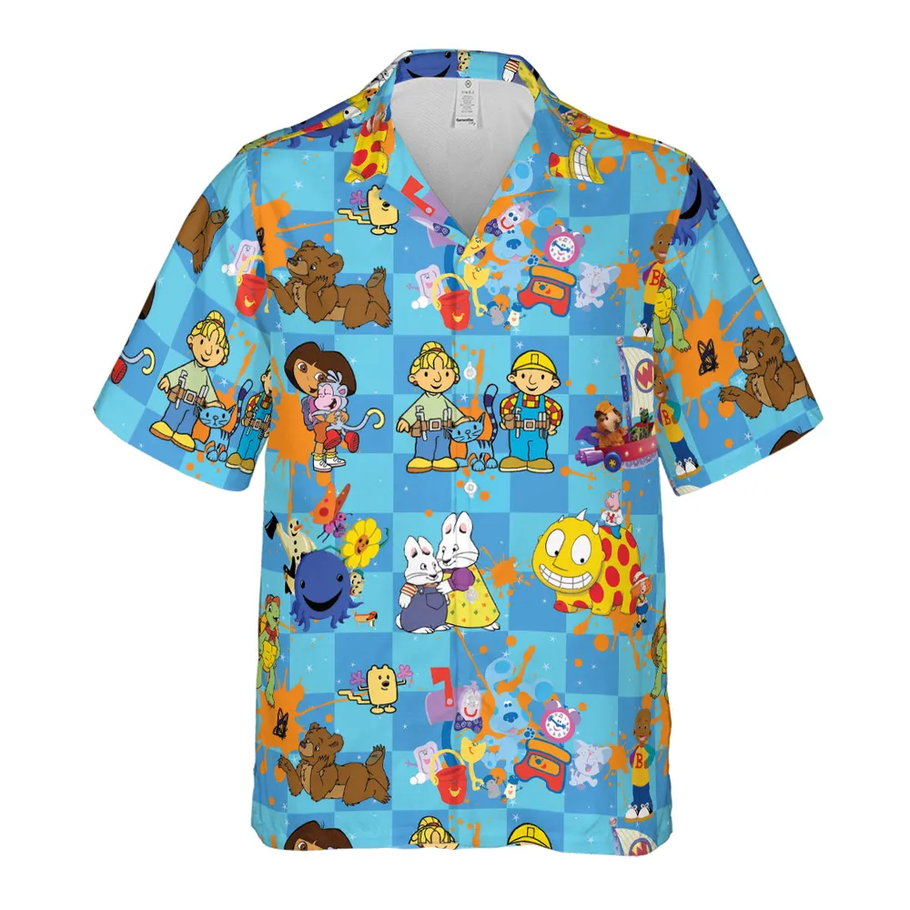 90s cartoon Nostalgic Hawaiian Shirt - 2