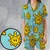 Satin Short-Sleeve Pajamas Set - TFFZXUXX - 1