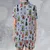 Satin Short-Sleeve Pajamas Set - PWG1SWV8 - 2