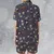 Satin Short-Sleeve Pajamas Set - C58EM8TU - 2