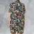 Satin Short-Sleeve Pajamas Set - LNXV42TY - 2