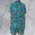 Satin Short-Sleeve Pajamas Set - HMYCWDS5 - 2