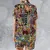 Satin Short-Sleeve Pajamas Set - YVD32RCK - 2