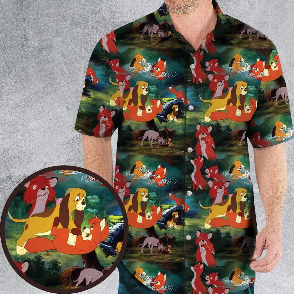 The Fox and the Hound Hawaiian Shirt - 1