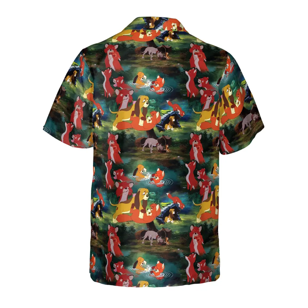 The Fox and the Hound Hawaiian Shirt - 3