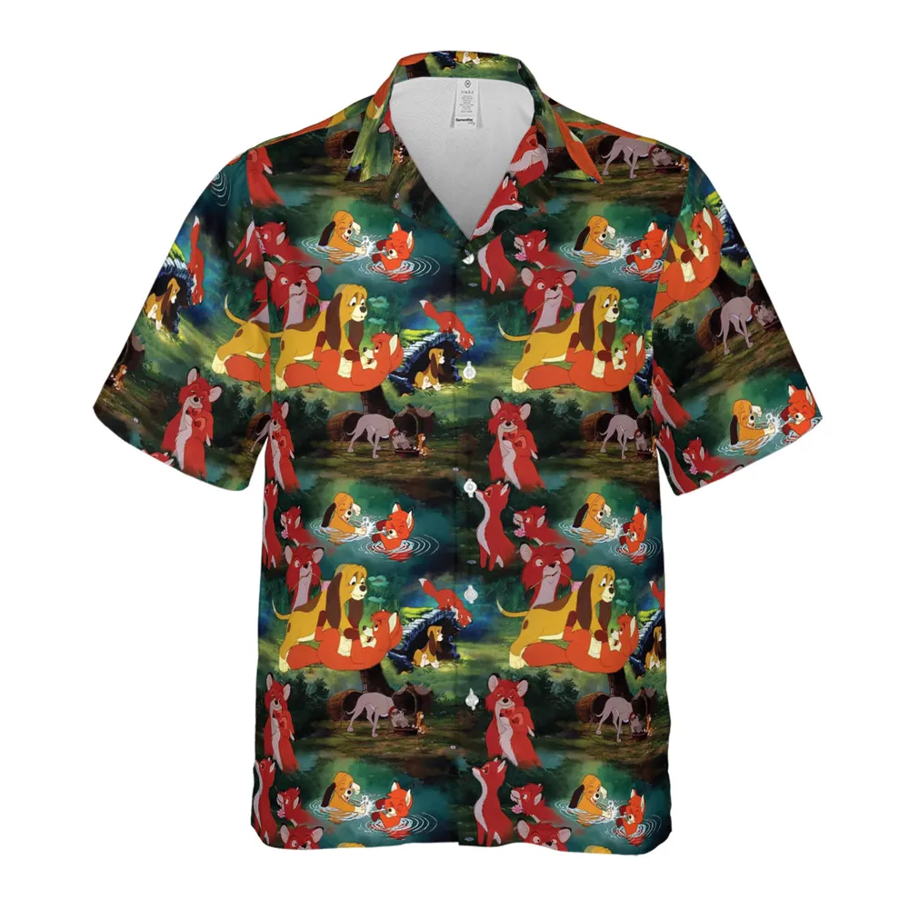 The Fox and the Hound Hawaiian Shirt - 2