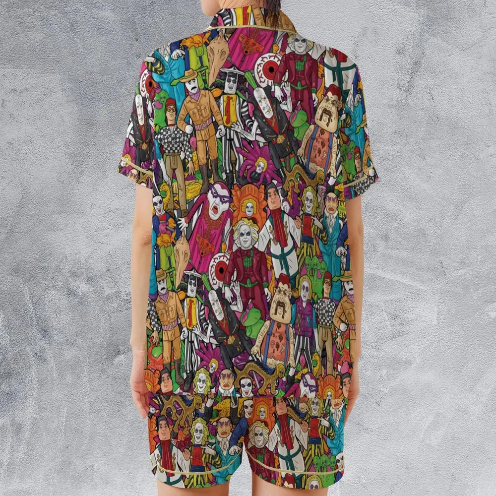 Beetlejuice Toybox Satin Short-Sleeve Pajamas Set - 2