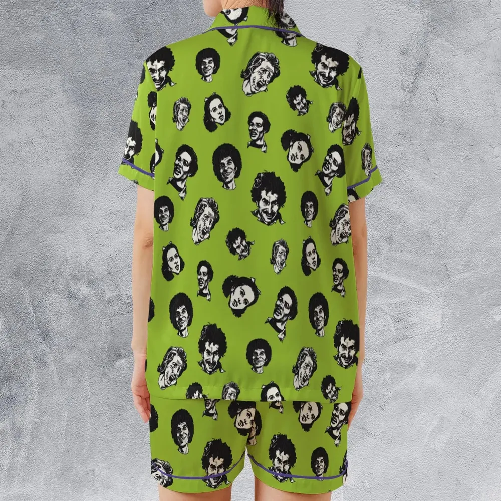 They're Sweathogs Welcome Back Kotter Satin Short-Sleeve Pajamas Set - 2