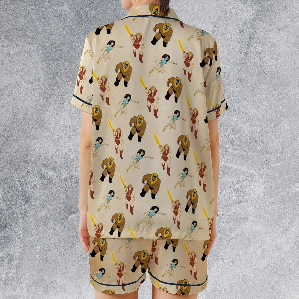 Thundarr the Barbarian Satin Short-Sleeve Pajamas Set - 2