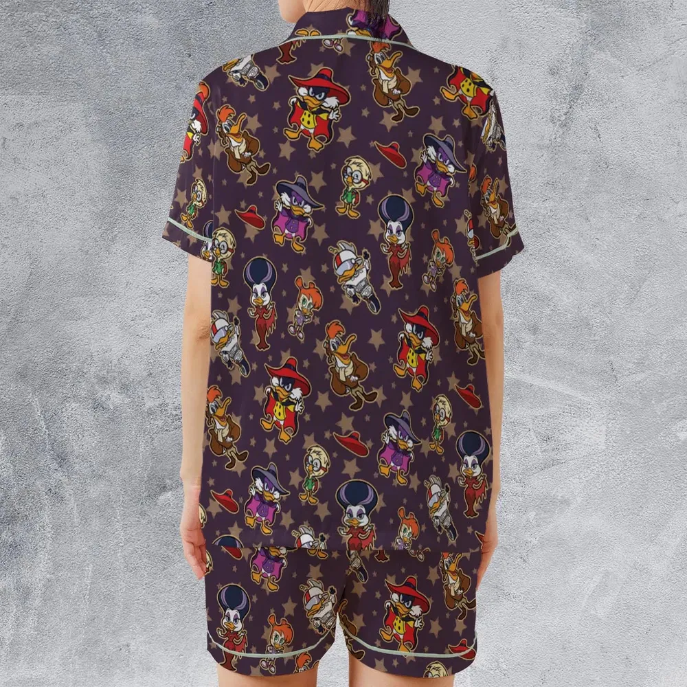 Duck Power Darkwing Duck Satin Short-Sleeve Pajamas Set - 2