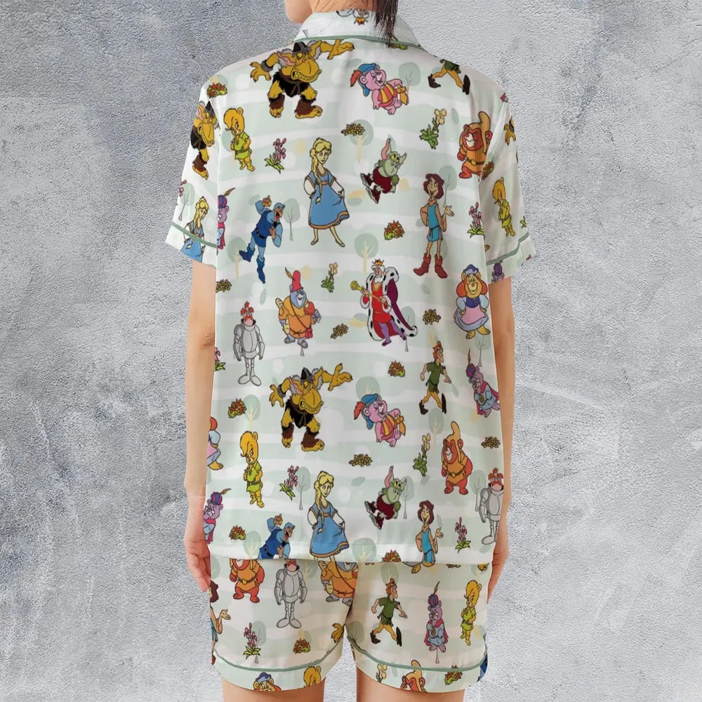 Gummi Bears Gang Satin Short-Sleeve Pajamas Set - 2