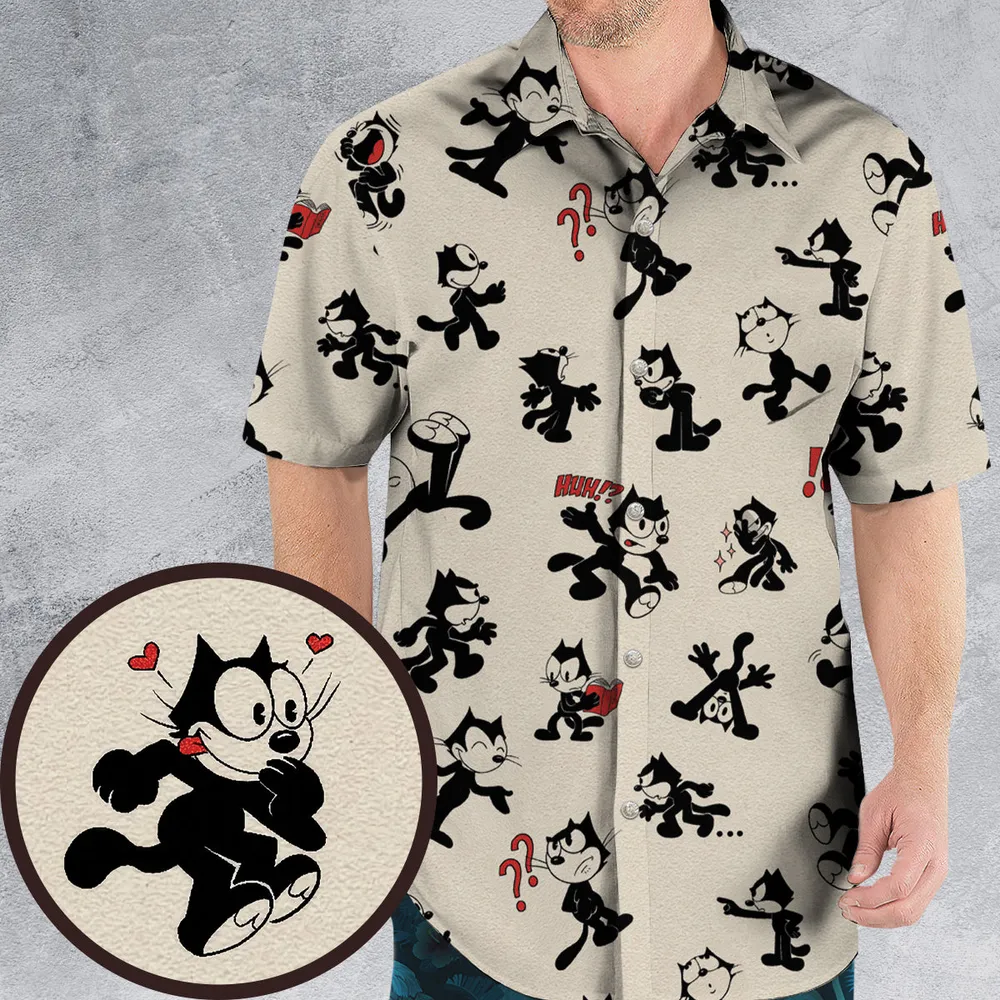 Felix The Cat Hawaiian Shirt - 1