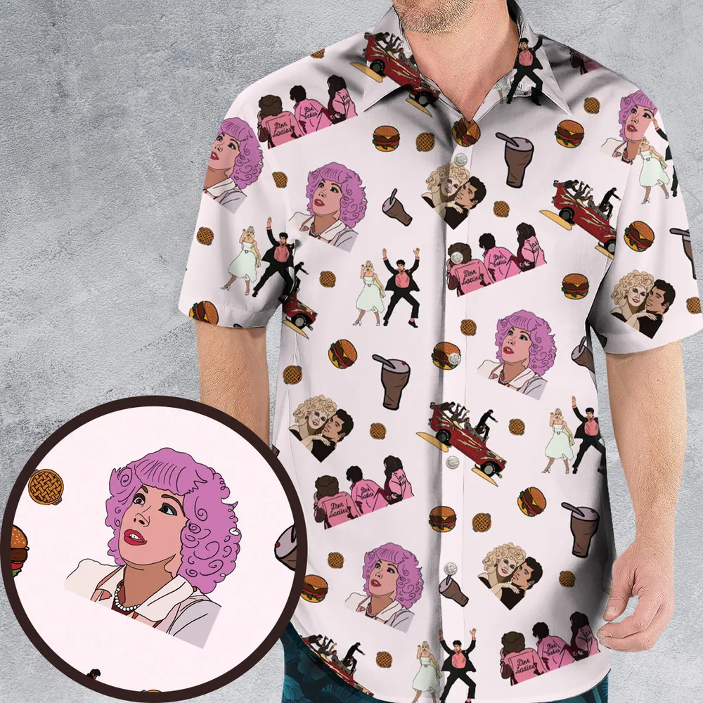 Summer Nights Grease Hawaiian Shirt - 1