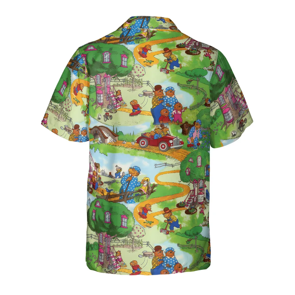 A Big Treehouse Berenstain Bears Hawaiian Shirt - 3