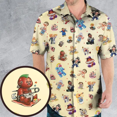 90s Garbage Pail Kids Hawaiian Shirt