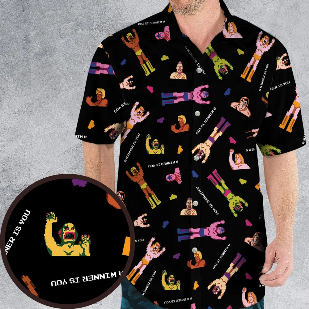 Wrestling Fighters Pro Wrestling  Hawaiian Shirt - 1