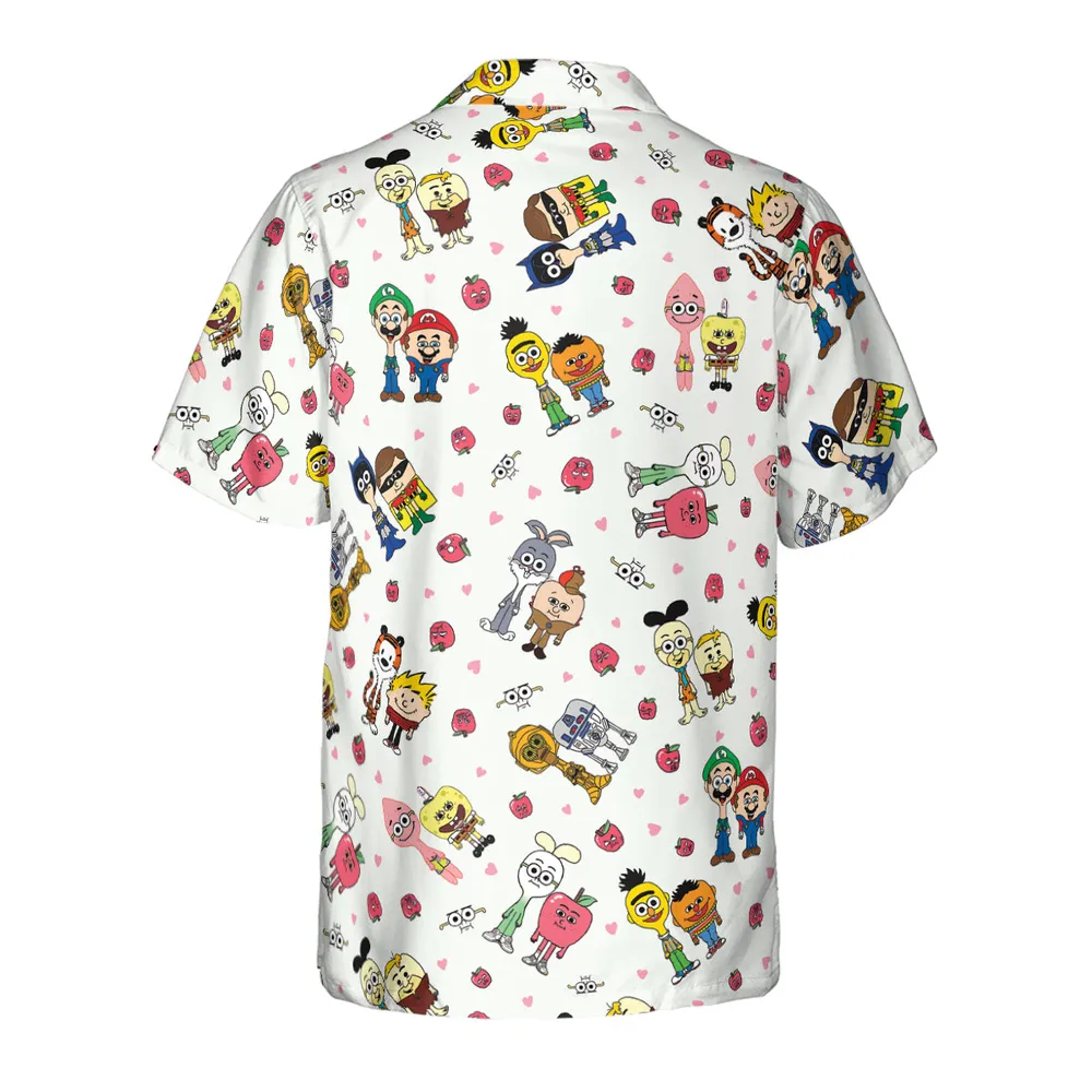 The Many Faces of Apple and Onion Hawaiian Shirt - 3