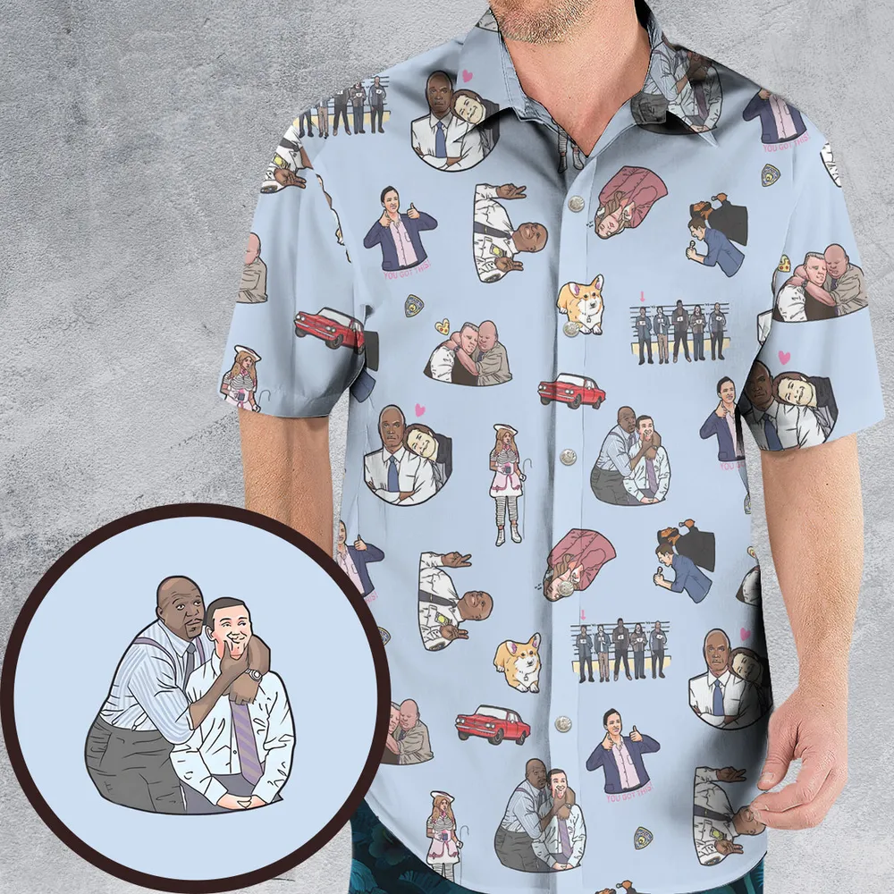 Huge Brooklyn Energy Hawaiian Shirt - 1