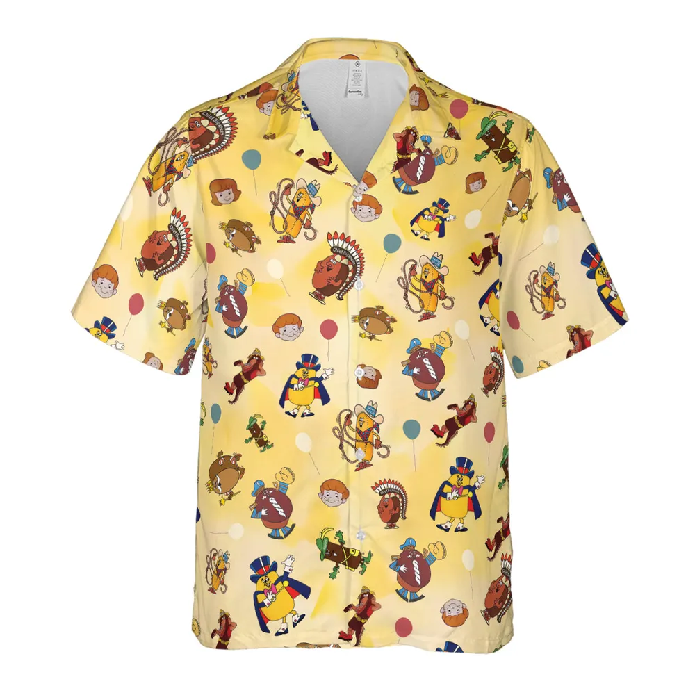 Hostess Gang Mascot Characters Hawaiian Shirt - 2