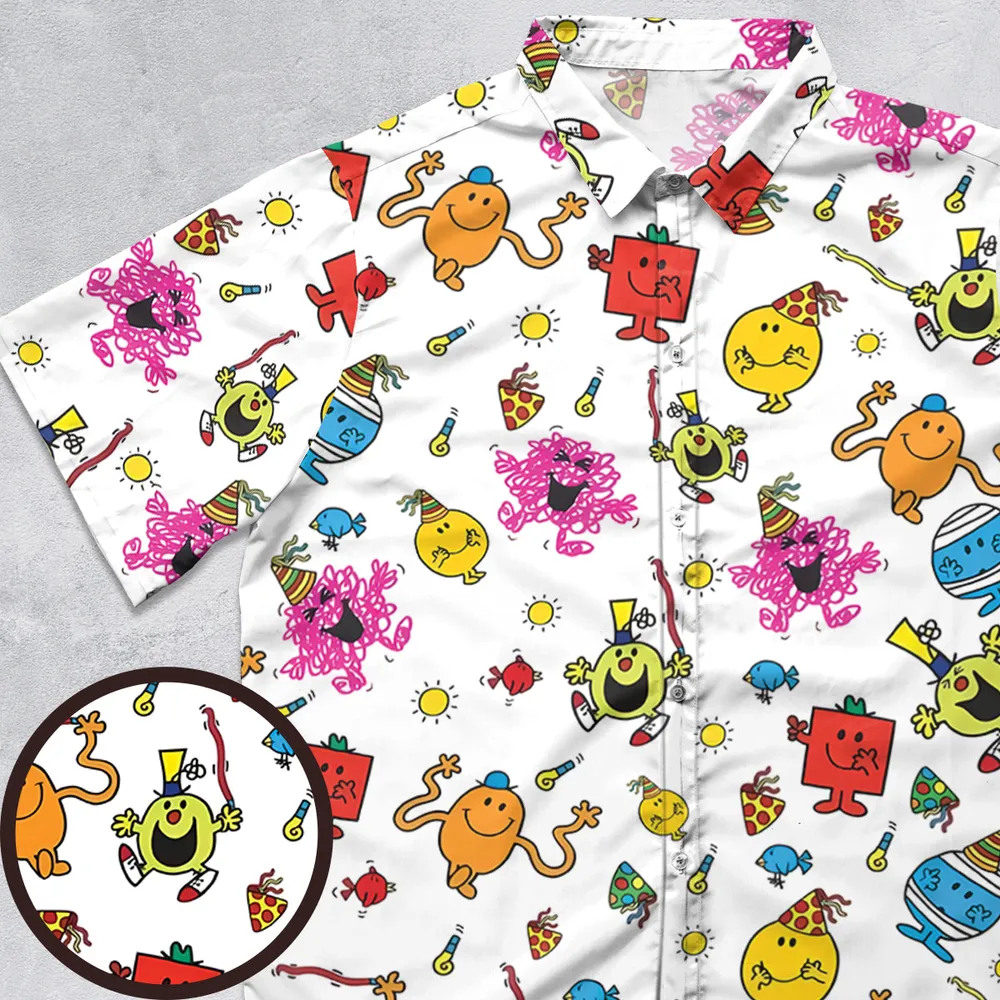 Party Mr. Men Little Miss Button Down Shirt - 1