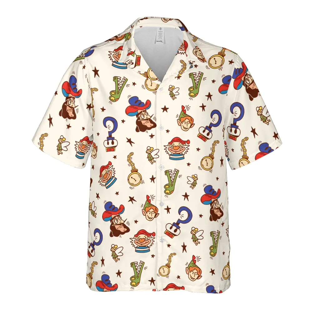 Fly With Pan Peter Pan Hawaiian Shirt - 2