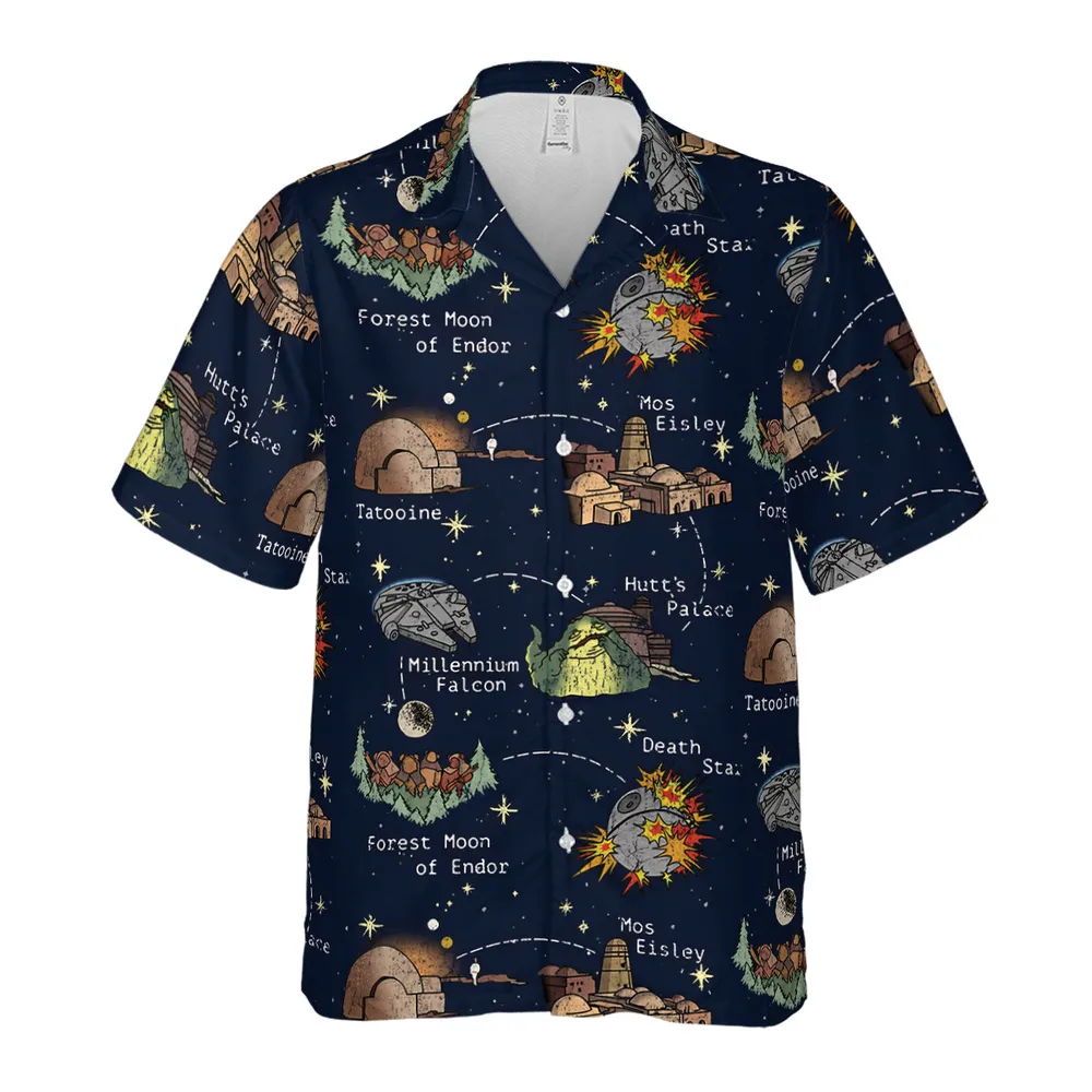 Points of Interest Star Wars Hawaiian Shirt - 2