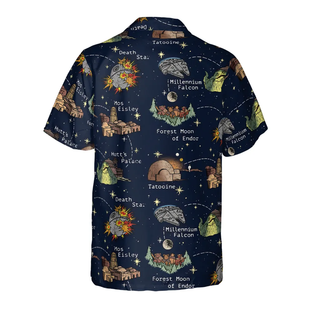 Points of Interest Star Wars Hawaiian Shirt - 3