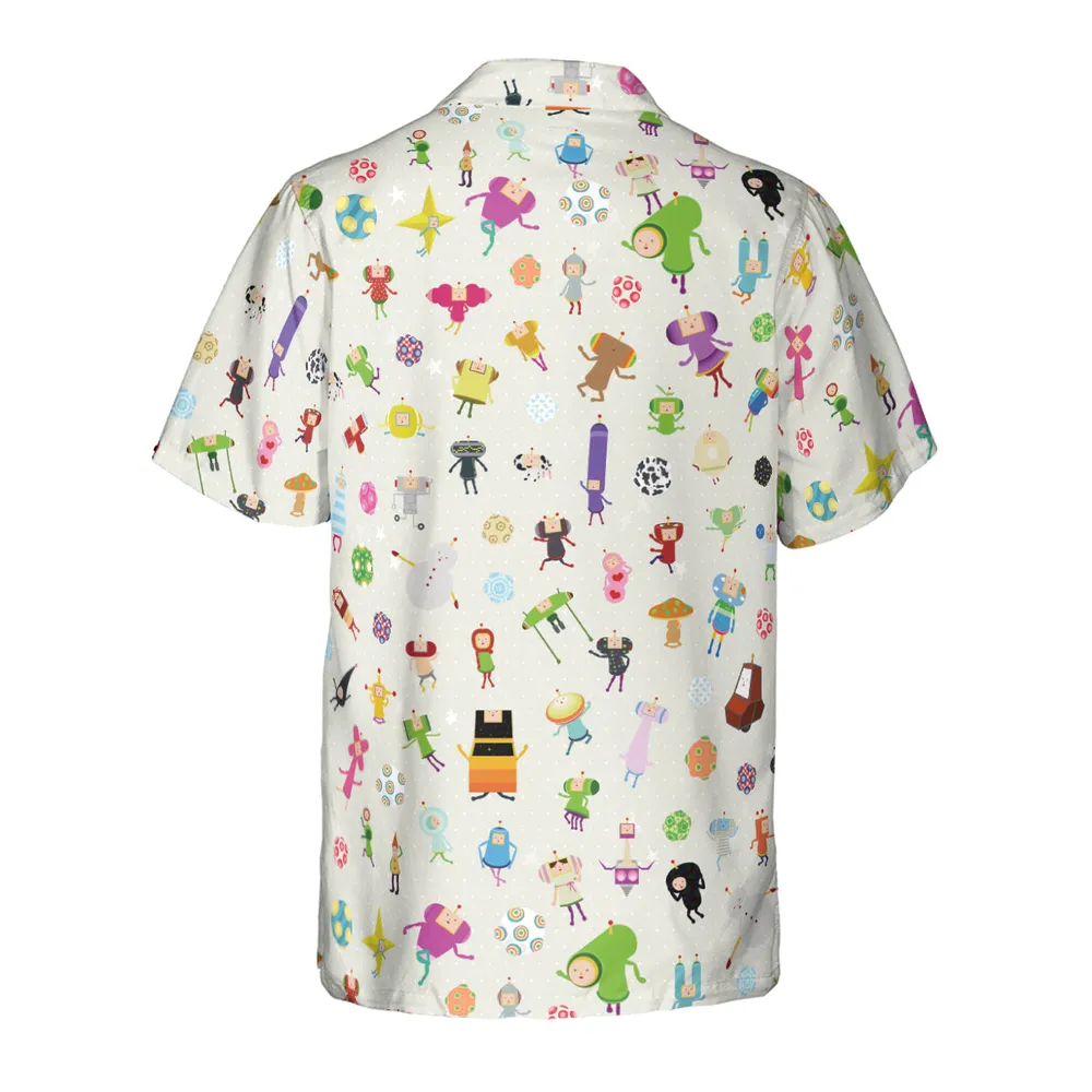 Cute Characters Katamari Hawaiian Shirt - 3