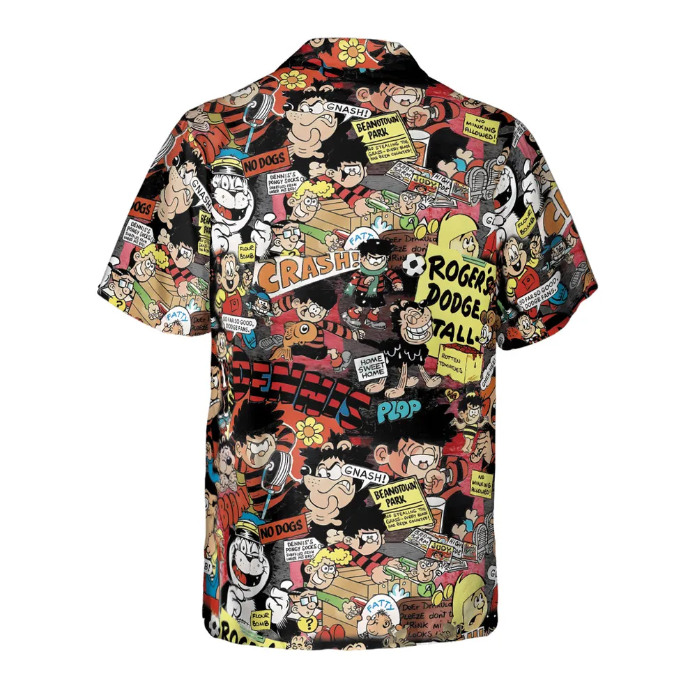 Retro Rebel Beano Hawaiian Shirt - 3