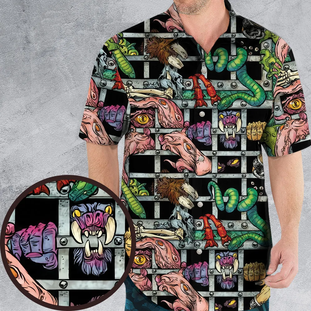 Castle Grayskull Dungeon He-man And The Masters Of The Universe Hawaiian Shirt - 1