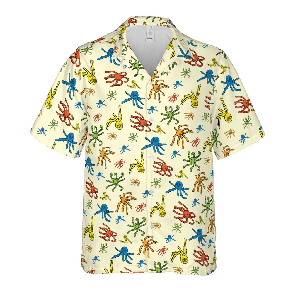 Walks Creeps Tumbles Wacky Wallwalkers Hawaiian Shirt - 2