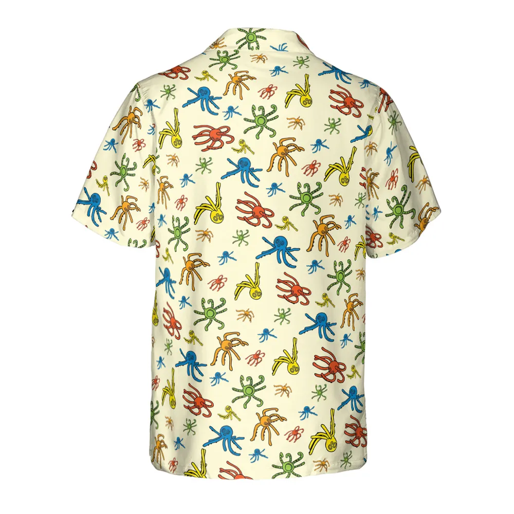 Walks Creeps Tumbles Wacky Wallwalkers Hawaiian Shirt - 3